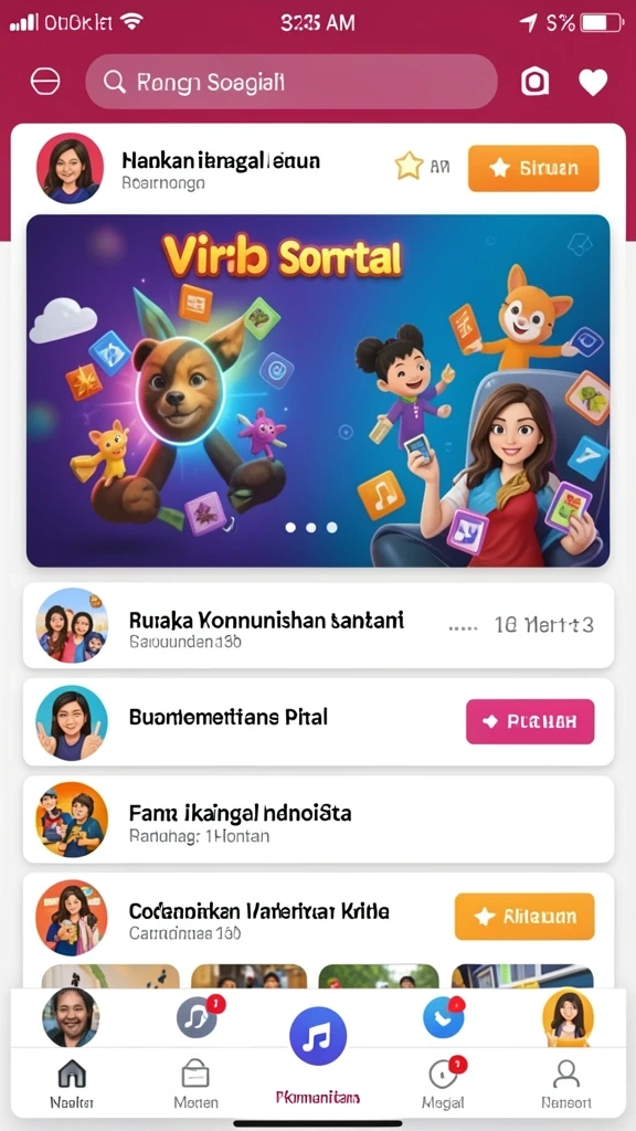 Tampilan antarmuka aplikasi 11WBET yang menarik dan intuitif.