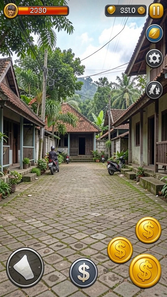 Tangkapan layar menunjukkan grafis permainan yang menawan.