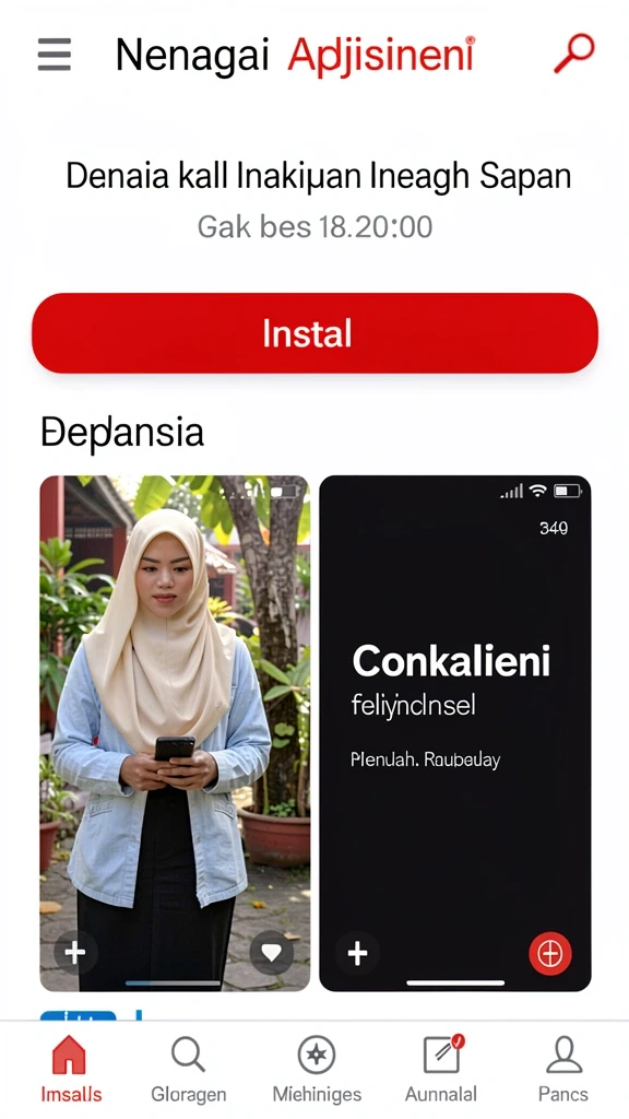 Tangkapan layar pertama menunjukkan karakter utama dalam misi mendebarkan.