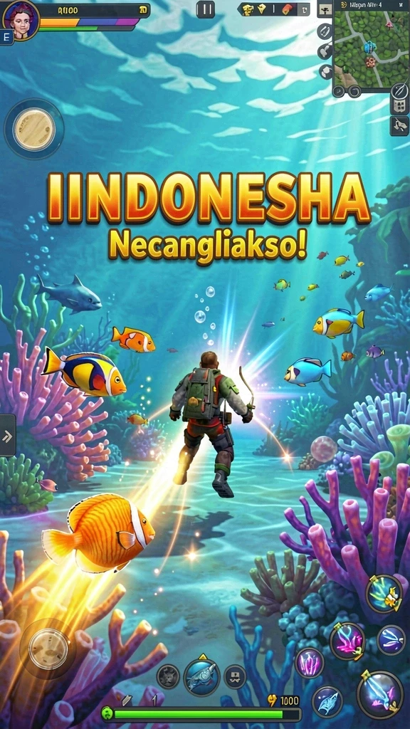Screenshot kedua memperlihatkan pemandangan indah dunia game yang menakjubkan.