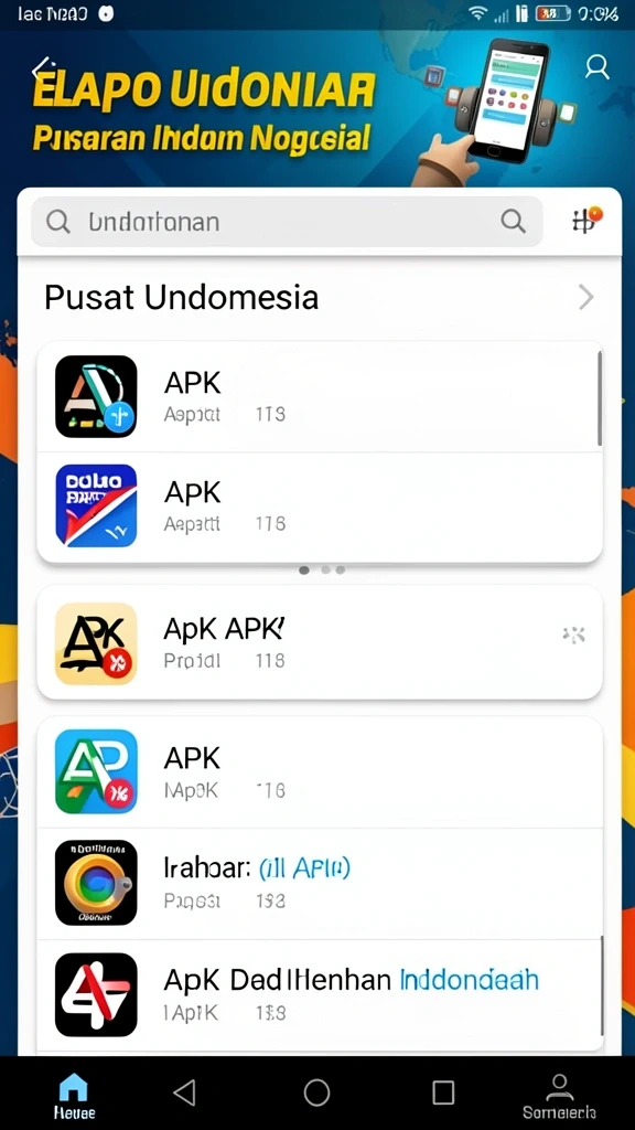 Tampilan awal permainan dengan karakter utama.