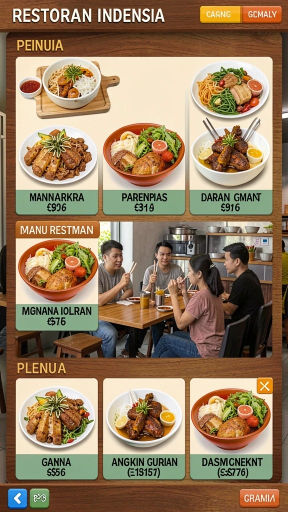 Screenshot memperlihatkan salah satu permainan yang sangat seru.