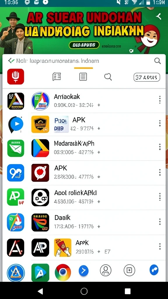 Berbagai pilihan permainan yang mengasyikkan.
