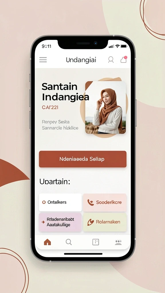 Tampilan awal permainan dengan karakter utama yang menonjol.