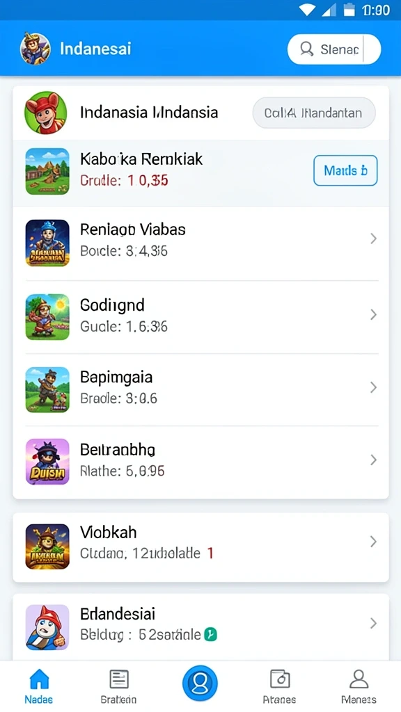 Tampilan interface yang bersih dan modern.