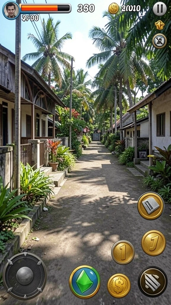 Tangkapan layar menunjukkan karakter utama dalam aksi yang mendebarkan.
