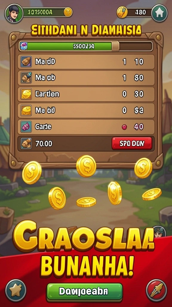Beragam mesin slot dengan tema yang bervariasi.