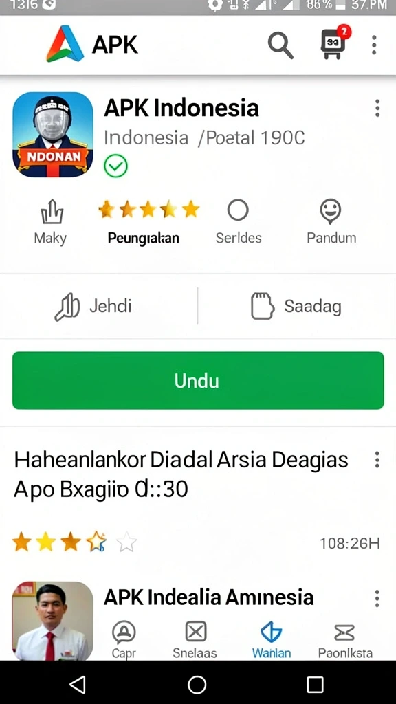 Karakter dengan desain unik dan menarik.