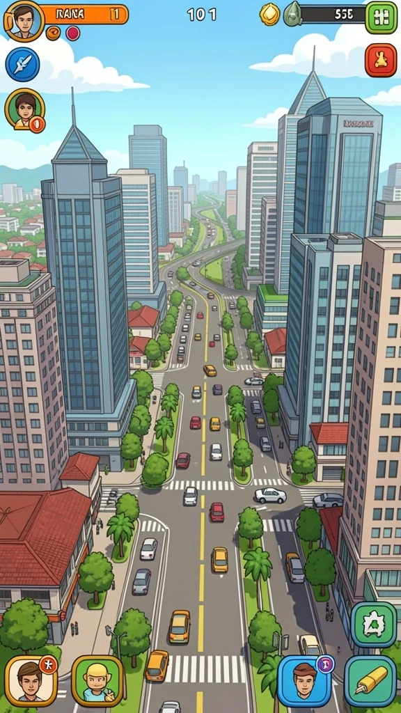 Tampilan antarmuka yang menarik dan modern.
