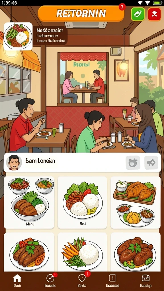 Tampilan grafis yang memukau dan warna yang cerah.