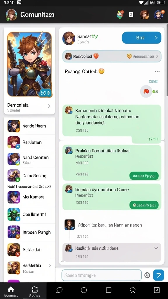 Peta interaktif untuk mencari spot terbaik.