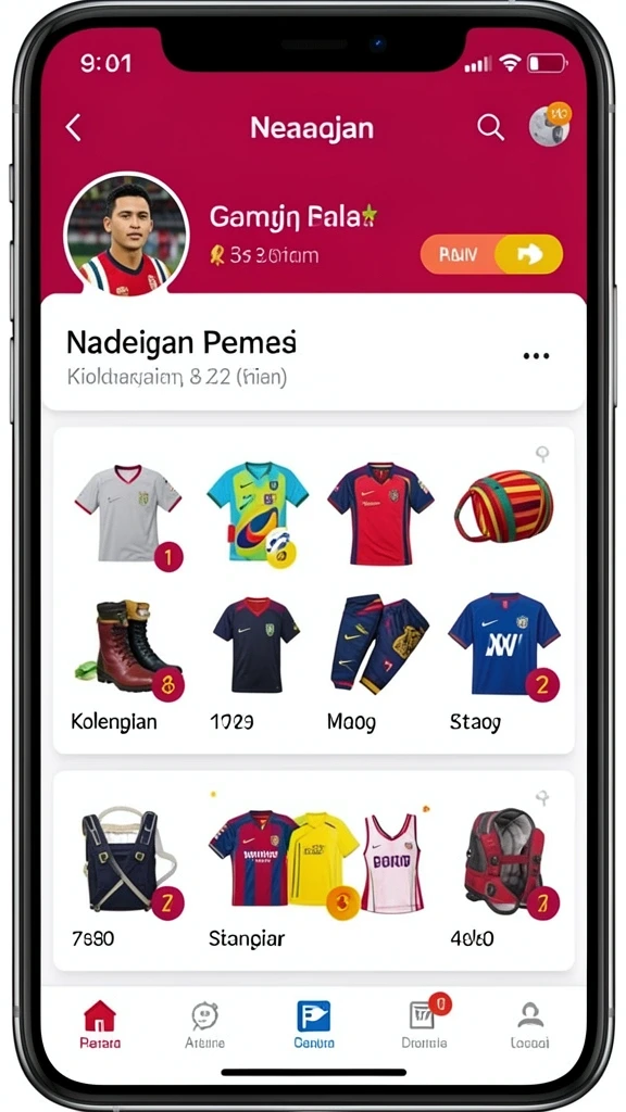 Tampilan antarmuka yang menarik dan mudah dinavigasi.