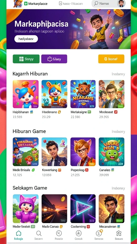 Beragam tema permainan slot yang menggoda selera.
