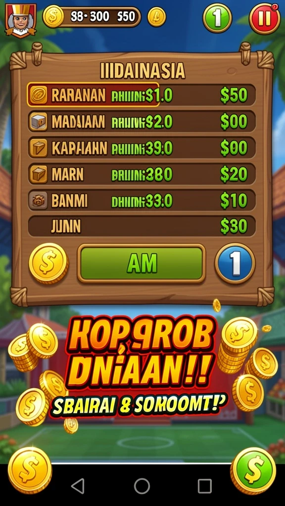 Screenshot menampilkan karakter kucing lucu dalam permainan.