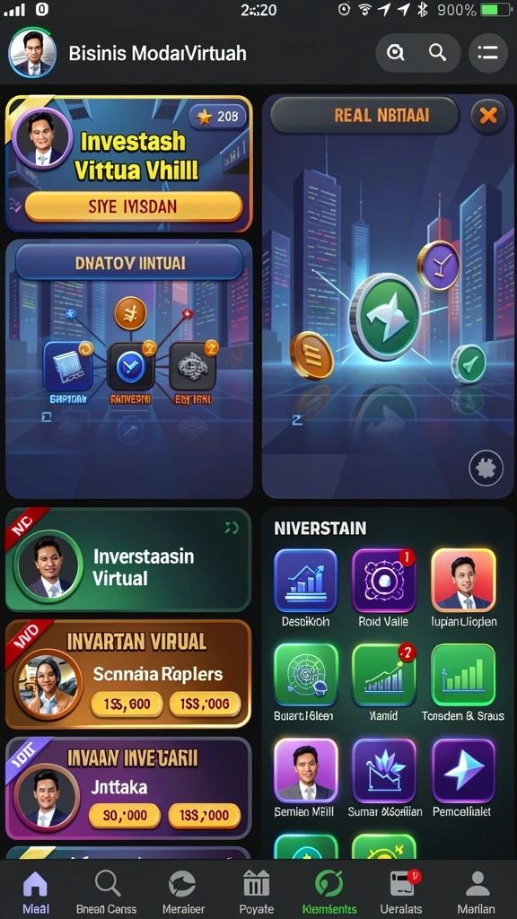 Tampilan awal yang menarik dan mudah dinavigasi.