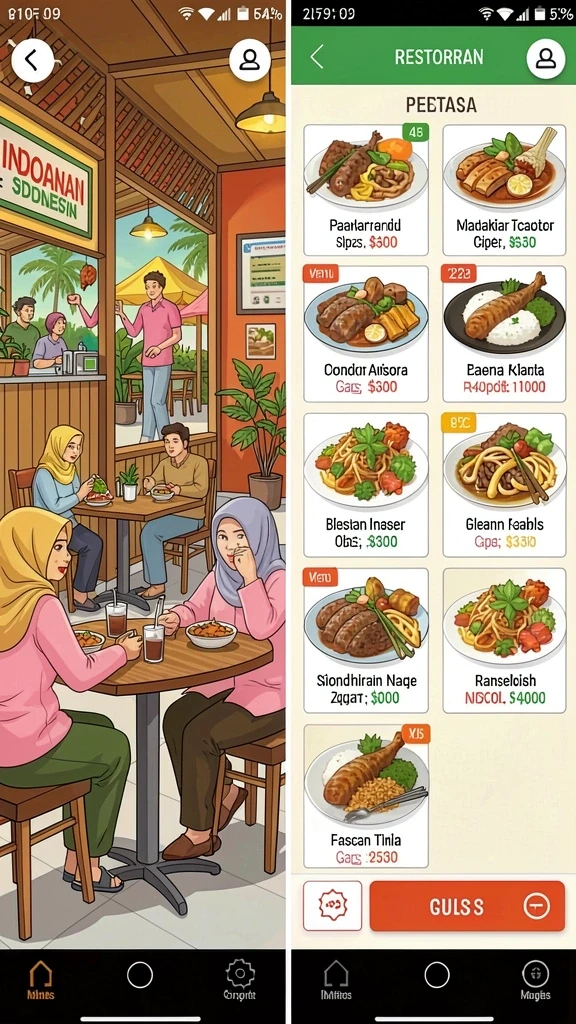 Tampilan antarmuka yang intuitif dan mudah digunakan.
