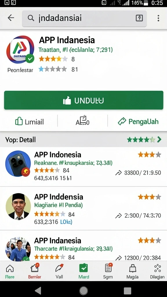 Tampilan antarmuka yang intuitif dan menarik.