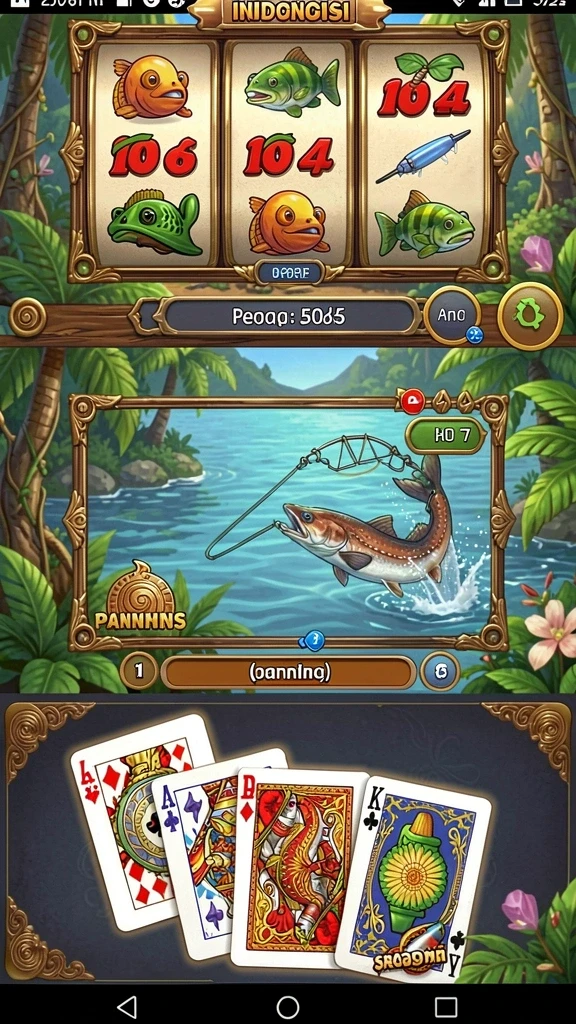 Tampilan menu utama game SOJU88 yang menarik.