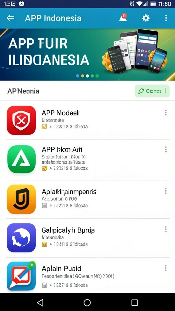 Tampilan misi yang menampilkan berbagai pilihan opsi yang ada.