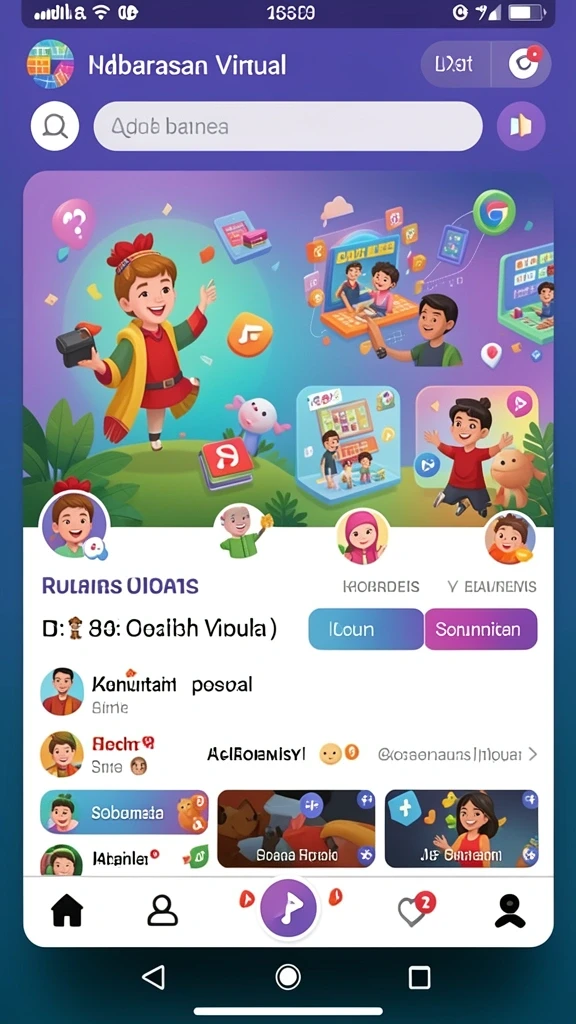 Antarmuka pengguna yang intuitif dan menarik.