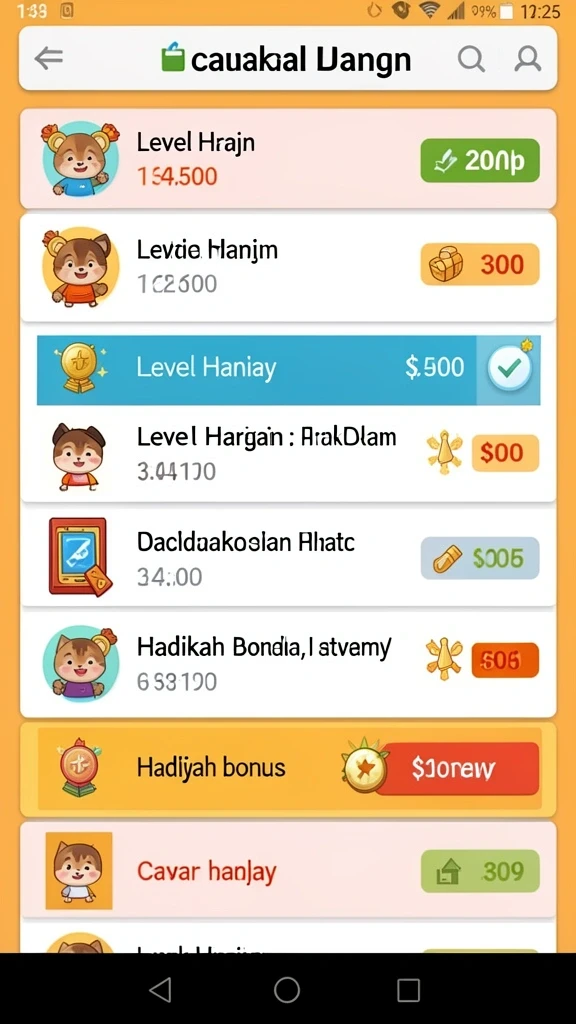 Fitur sosial untuk bersaing dengan teman-teman.
