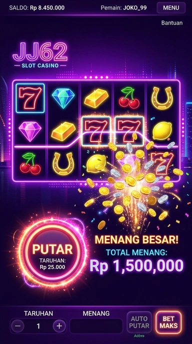 jj62 — layar beranda